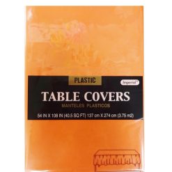 Table Cover 54 X 108in Orange H-D Rect-wholesale