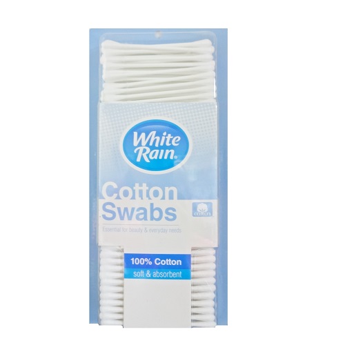 White Rain Cotton Swabs 200ct-wholesale White Rain Cotton Swabs 200ct-wholesale