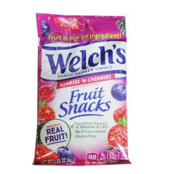 Welchs Fruit Snacks 2.25oz Berries-Cherr-wholesale