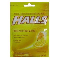 Halls Cough Drops Hny Lmn 14ct-wholesale