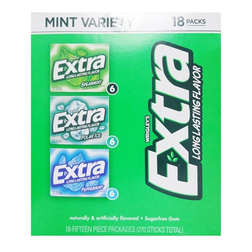 Extra Gum 15pc Mint Variety-wholesale - SmartLoadUsa.com - Online ...