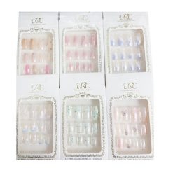 Pre-Glued Nails 12ct Asst-wholesale
