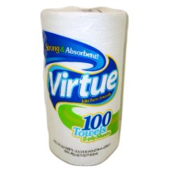 Virtue Paper Towels 100ct-wholesale