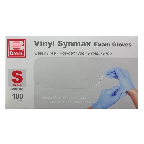 Gloves Vinyl Blue Smll 100ct Powder Free-wholesale
