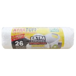X.T Trash Bags Xtra Strong 26ct 13 Gal W-wholesale