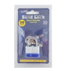 Solid Lock Laminated 30mm Short Shackle-wholesale