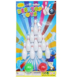 Toy Bowling Play Set In Blister Card-wholesale