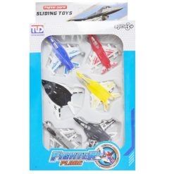 Toy Fighter Plane 6pc Asst-wholesale