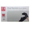 Gloves Vinyl Black MD 100ct Powder Free-wholesale