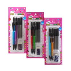 Pencil 2pk W-Refill & Eraser-wholesale