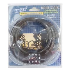 Bicycle Braided Cable Lock 39in Combinat-wholesale