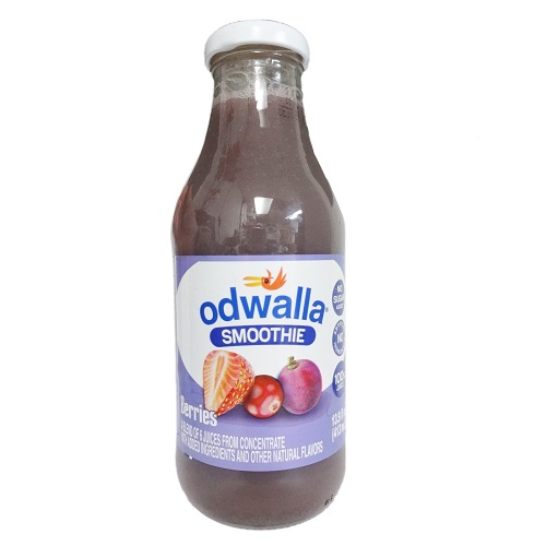 Odwalla Smoothie Barries 13.9oz Glass-wholesale Odwalla Smoothie Barries 13.9oz Glass-wholesale