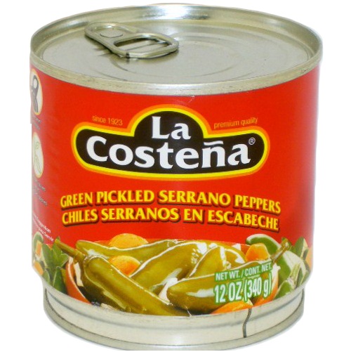La Costeña Serrano Peppers 12oz-wholesale La Costeña Serrano Peppers 12oz-wholesale