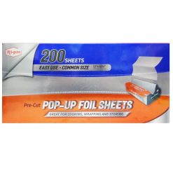 Ri-Pac Aluminum Pop-Up Foil Sheets 200ct-wholesale