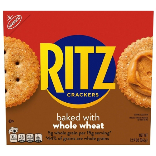 Nabisco Ritz Baked Whole Wheat 12.9oz-wholesale Nabisco Ritz Baked Whole Wheat 12.9oz-wholesale