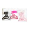 Hair Clips 5pc Set W-Ties Asst Clrs-wholesale Hair Clips 5pc Set W-Ties Asst Clrs-wholesale