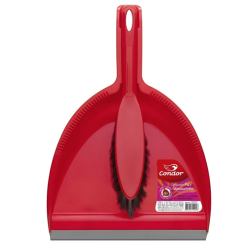 Condor Dustpan & Brush Set Red-wholesale