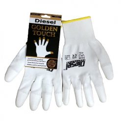 Diesel Golden Touch White Gloves Sml