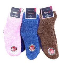 ThermaX Cozy Socks 9-11 Asst Clrs-wholesale