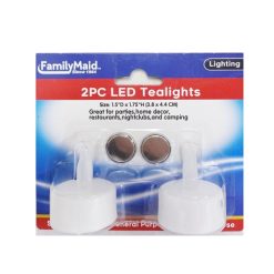 Tealight Candles LED 2pk-wholesale