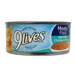 9 Lives 5.5oz Meaty Paste W-Chic AND Tuna