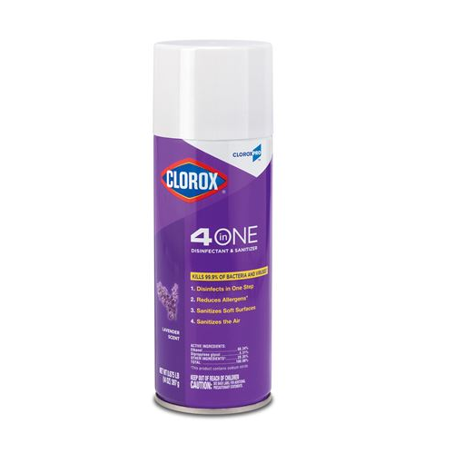 Clorox Disinf Spray 14oz 4 In 1 Lavender-wholesale