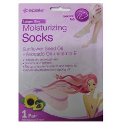 *Epielle Moisturizing Socks 1 Pair Lg-wholesale