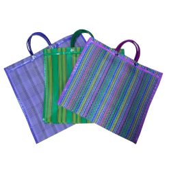 Mexican Plstc Shopping Bag Md Asst-wholesale