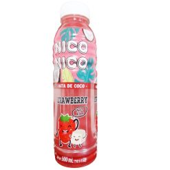 Nico Nata De Coco Drink 16.9oz Strawberr-wholesale