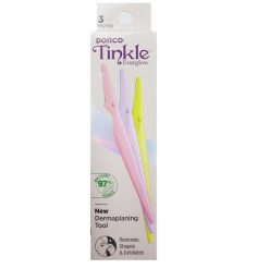 Tinkle Everglow Razor 3pk Box Asst Clrs-wholesale