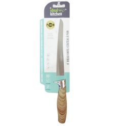 Bread Knife 8in Wood Handle-wholesale