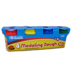 Modeling Dough 4pc Asst Clrs-wholesale