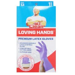 Mr Clean Gloves Premium Latex 1pair Md-wholesale