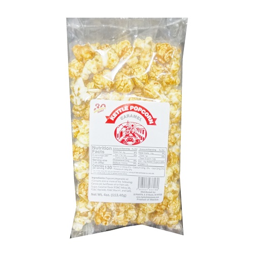 Kettle Popcorn Caramel 4oz-wholesale Kettle Popcorn Caramel 4oz-wholesale