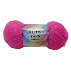 Knitting Yarn Hot Pink 100 % Acrylic-wholesale