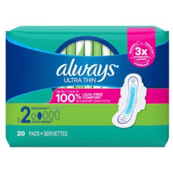 Always Maxi Pads 20ct W-Wings Spr Long-wholesale