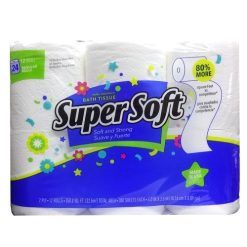 Super Soft Bath Tissue 12 Rolls 2-ply-wholesale