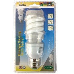Energy Saving Light Bulb 7 Wts Spiral-wholesale