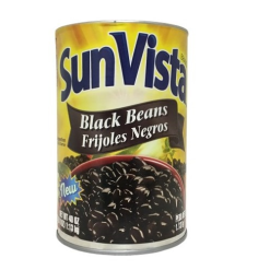 Sun Vista Black Beans Whole 40oz-wholesale