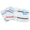 Wash Cloths 2pk 12X12in Asst Stripes-wholesale