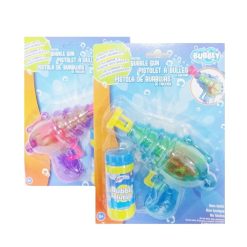 Toy Bubble Gun Smll W-Light Asst Clrs-wholesale
