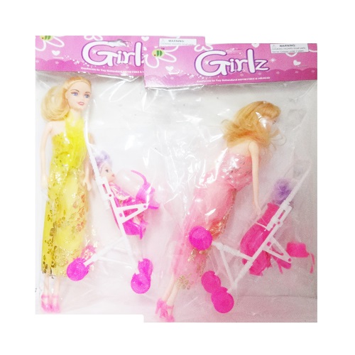 Toy Doll W-Baby & Stroller Asst-wholesale Toy Doll W-Baby & Stroller Asst-wholesale