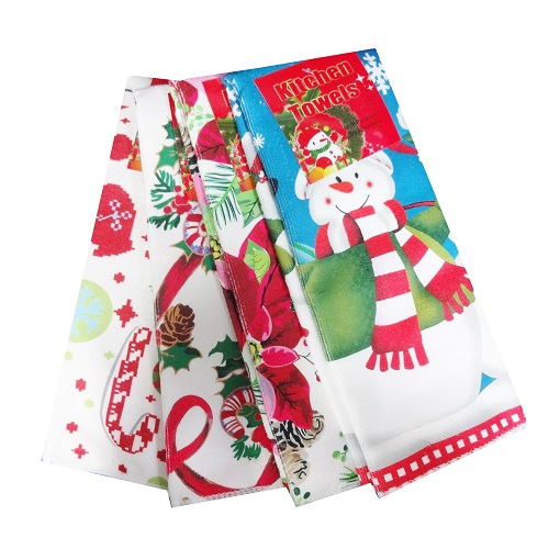 X-Mas Kitchen Towel 1pc Asst-wholesale X-Mas Kitchen Towel 1pc Asst-wholesale