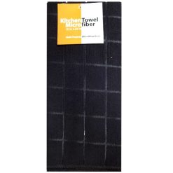 Kitchen Towels 15X25in 1pc Black-wholesale