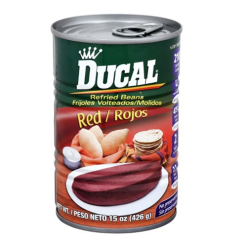 Ducal Refied Red Beans 15oz-wholesale