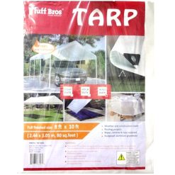 Tuff Bros Tarp 8X10 Ft HD White-wholesale