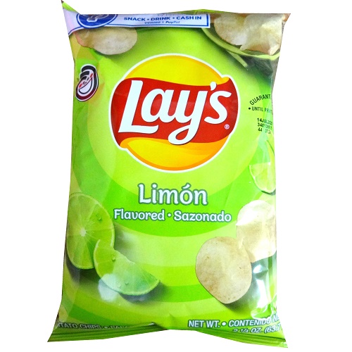 Lays Potato Chips Limon 2¼oz-wholesale