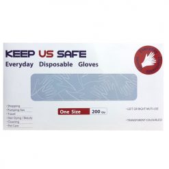 Keep Us Safe Disp Gloves 200ct One Size-wholesale