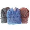 Ladies Beanie Knitted Asst Clrs-wholesale Ladies Beanie Knitted Asst Clrs-wholesale