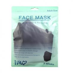 Face Masks 2pk Asst In Case Washable-wholesale